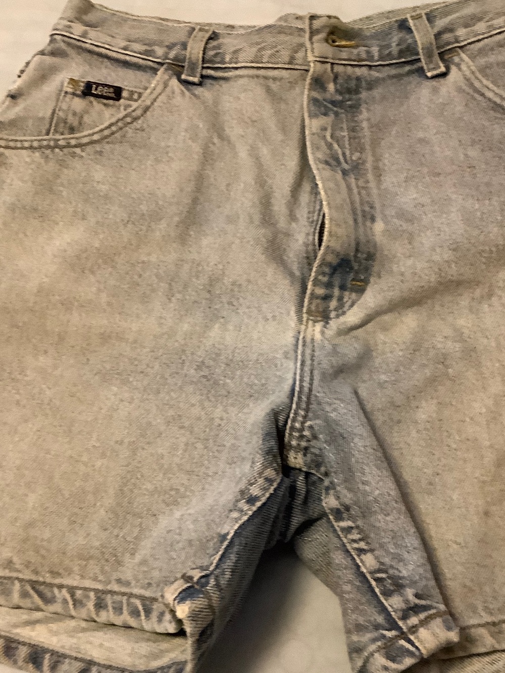 Lee Light Wash Blue Jean Shorts